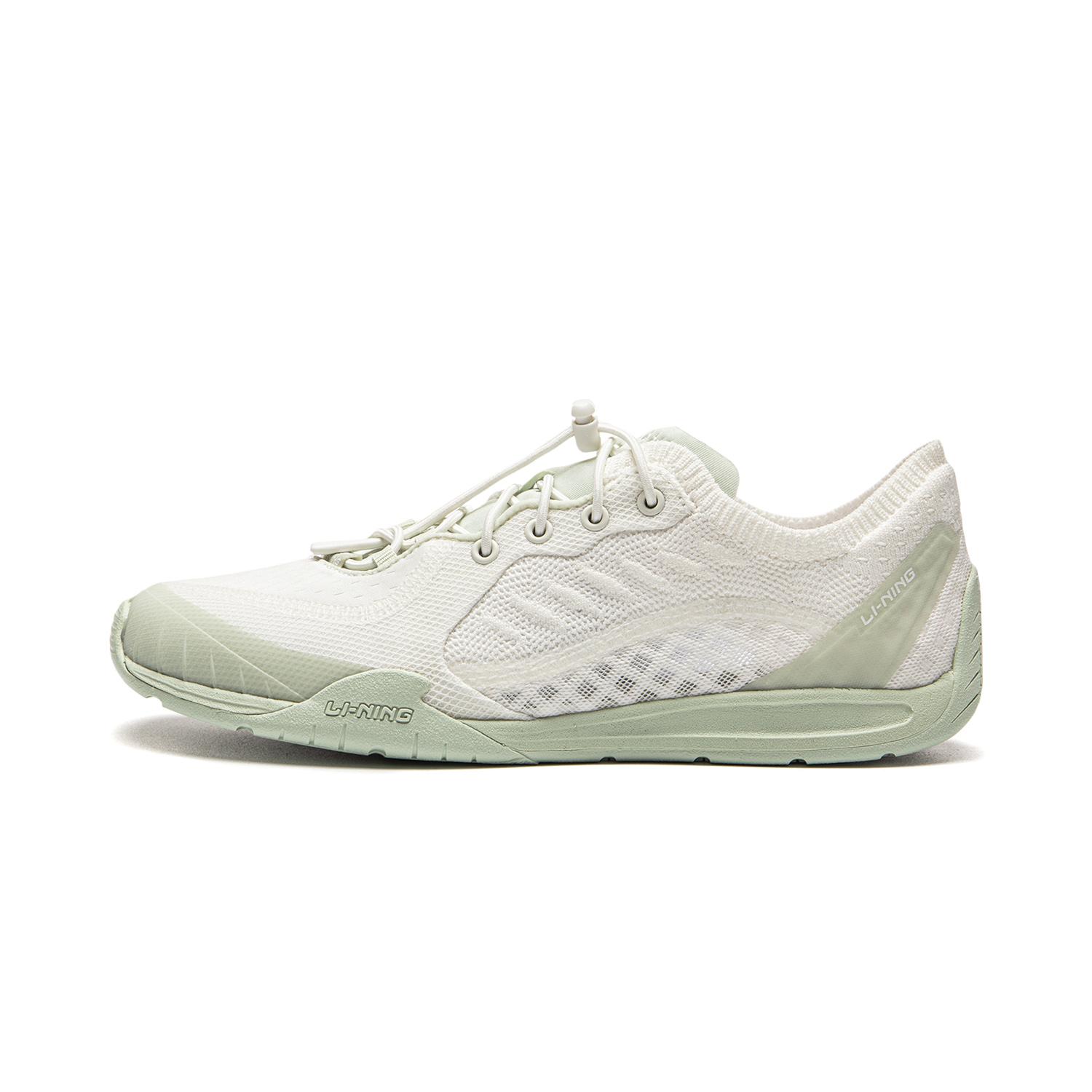 

Li Ning Slip Resistant, Abrasion Resistant, Lightweight Low top Casual Shoes Women s White Green AGLW202-3 40