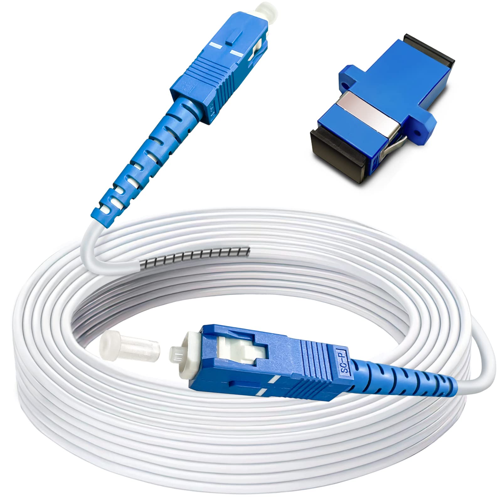 

Optical Fiber Strong against Pressure Optical Wiring Optical Cable Extension Adapter Included [Bangun] Cable, Bending, Resistant, In-Home Cord, Wire, білий