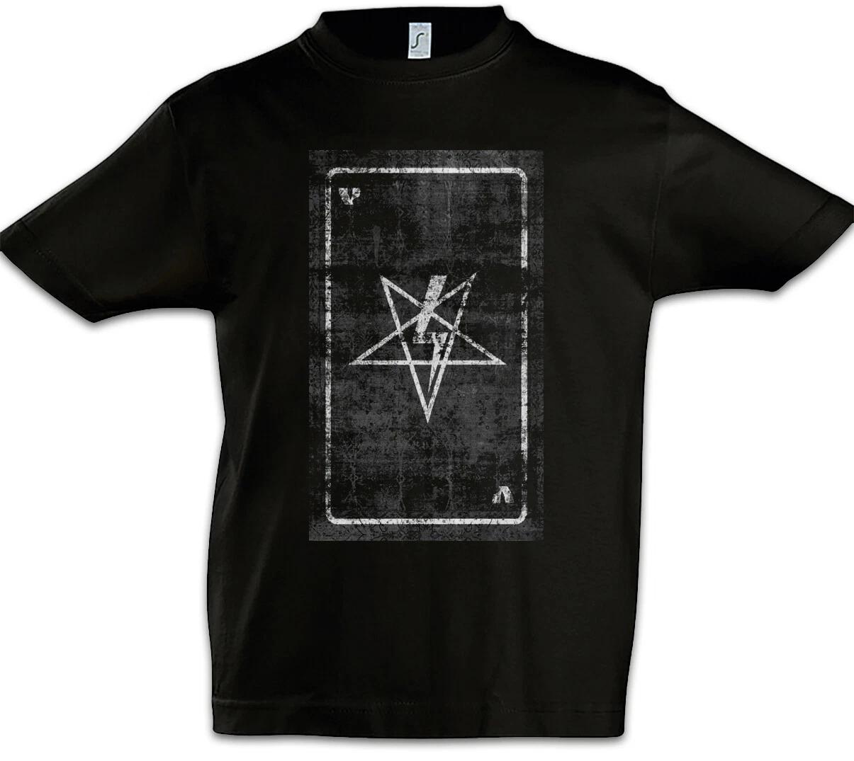 Tarot The Black Pope Kids Boys kids boys T-Shirt The Hierophant Symbol Logo Card 100