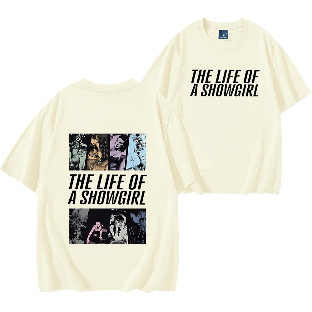 Showgirls Life T Shirt In My Showgirl Era T-Shirt New Album 2025 Shirt Country Music Fan Gift Men Women Streetwear Hip Hop Tops