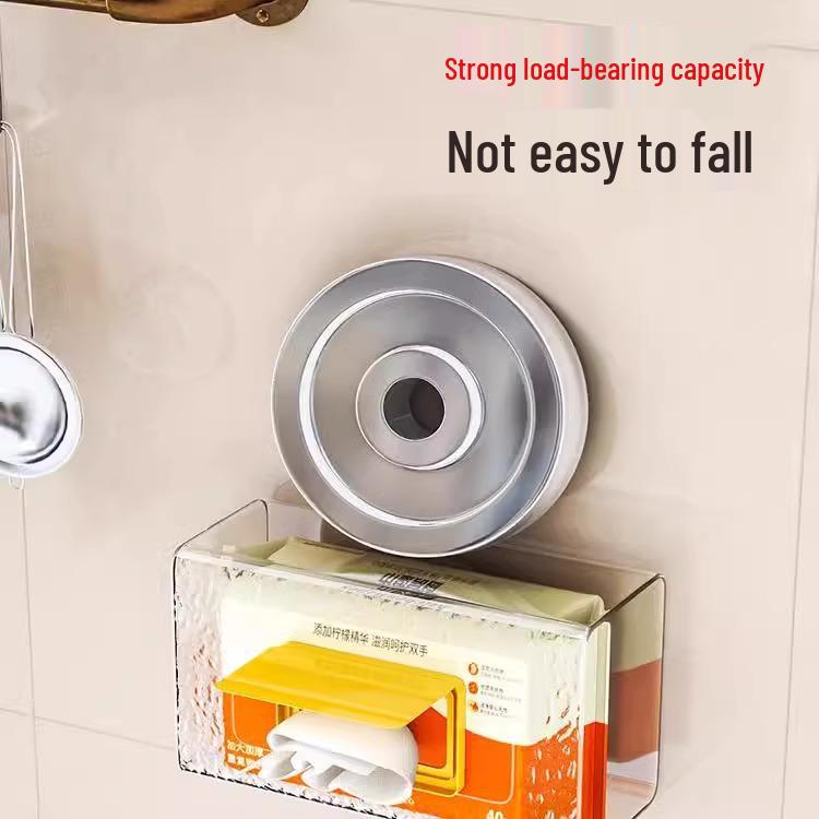 Punch-Free Wall-Mounted Luxury Toilet Paper & Wet Wipes Holder