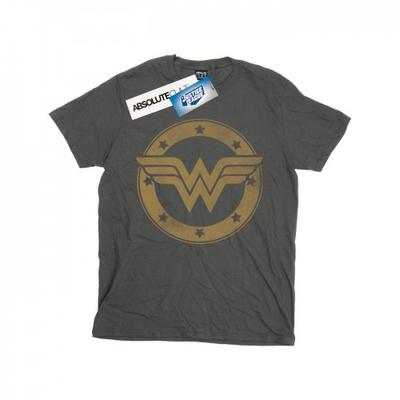 Womens/Ladies Wonder Woman Shield Cotton Boyfriend T-Shirt