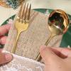 Natural Burlap Lace Utensil Holders Linen Cutlery Holder Covers Knife Fork Pockets Bags Christmas New Year Dinner Table Decor