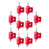10 Pcs Red Spring Type Chicken With Nipple Drinking Water Drinking Fountain Mouth Water Poultry Farming Equipment