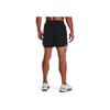 Under Armour Solid Color Elastic Waist 6-Inch Training Shorts Men Bottoms Black 1377027-001