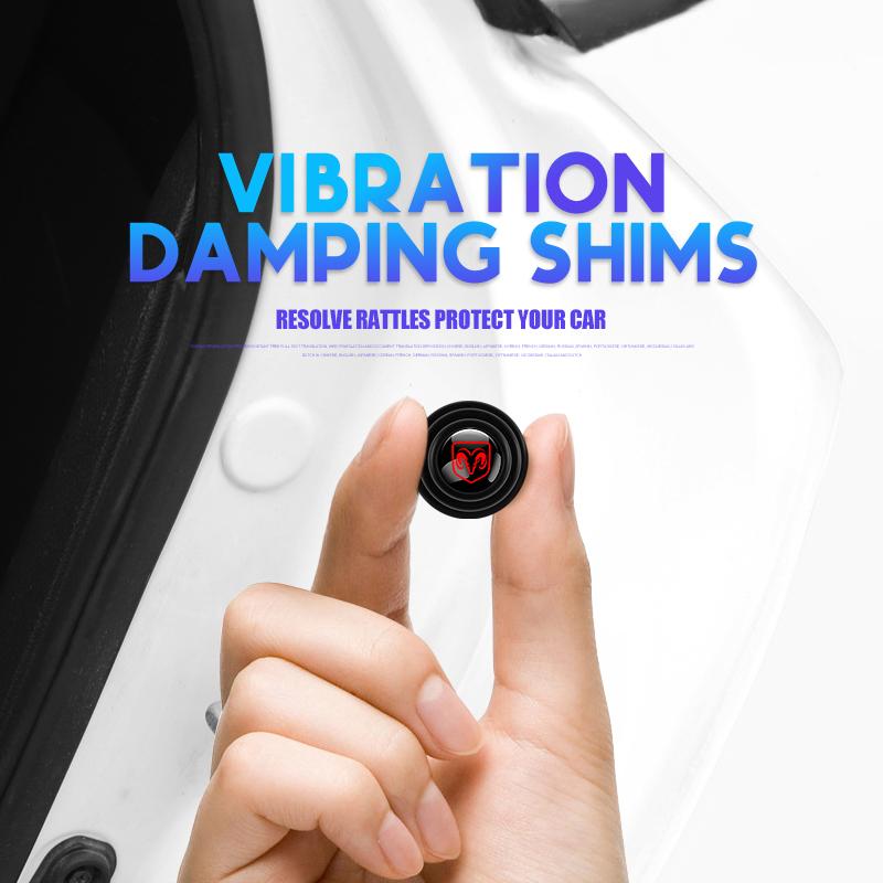 Car Door Shock Absorber gasket Buffer Anti-collision Silicone Sticker For Dodge Durango Hornet Charger Daytona Challenger SRT PP2