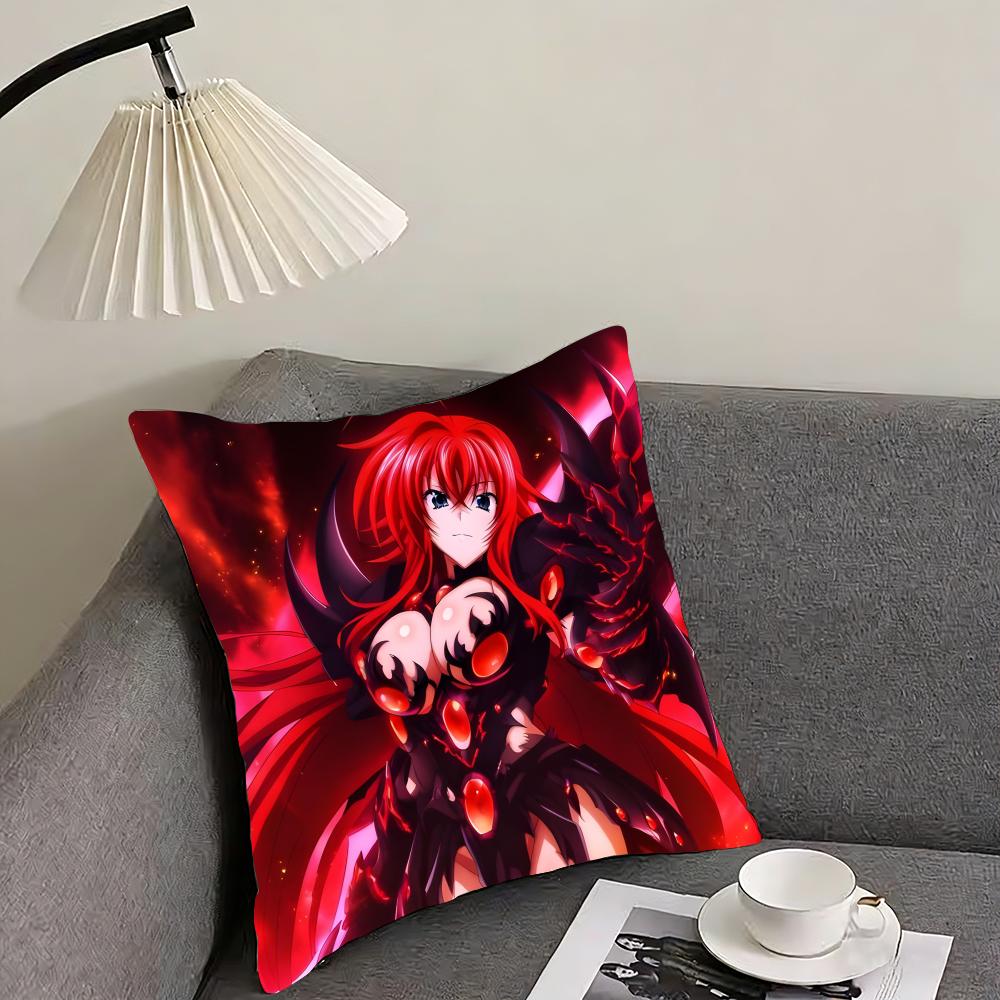 

HHigh School DDxD Anime Cushion Cover Pillowcase Ultra Soft Skin Friendly Fabric Cloud Like Comfort Concealed Zipper 30x30cm