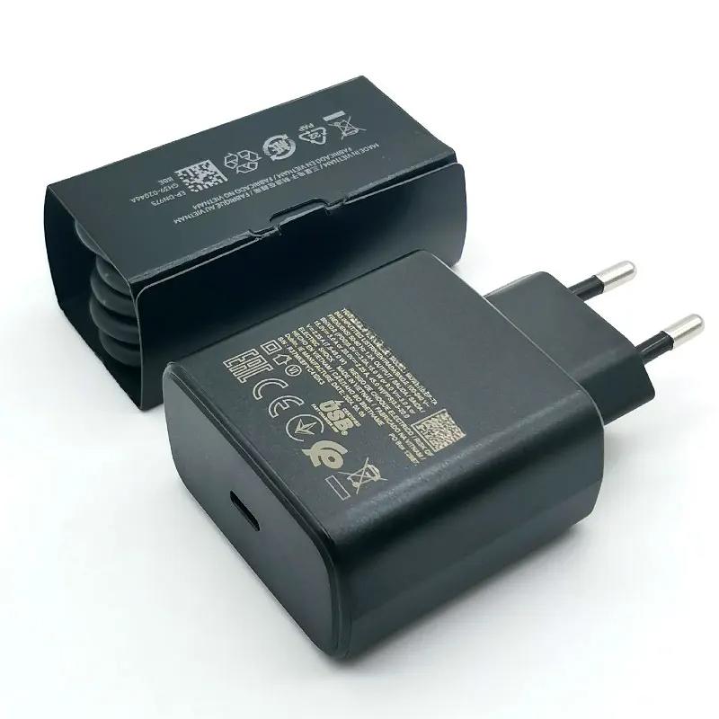 

45 Вт Сверхбыстрая зарядка для Samsung Galaxy S25 S24 S20 S21 S22 S23 Note 20 Ultra 10 Plus FE S25Edge A54 A34 Z Flip Fold 7 6 5 4 3 2 чёрный