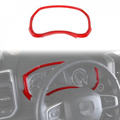 Armaturenbrett Instrumentenbox Abdeckung Zierleiste Für Dodge Ram 1500 2018- Rotes Zubehör