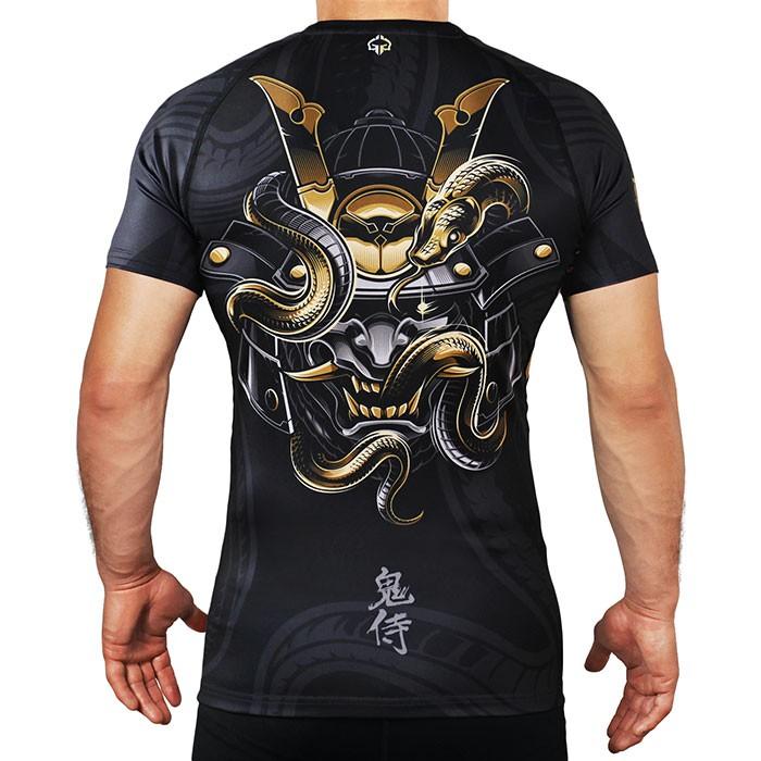 Ground Game ONI Serie - Rashguard Korte Mouw - Samuraj - L