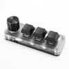 3 Key 1 Knob/4 Key One Handed Mechanical Gaming Keyboard RGB Wired USB Photoshop Gaming Keypad Red Switches Mechanical Macropad