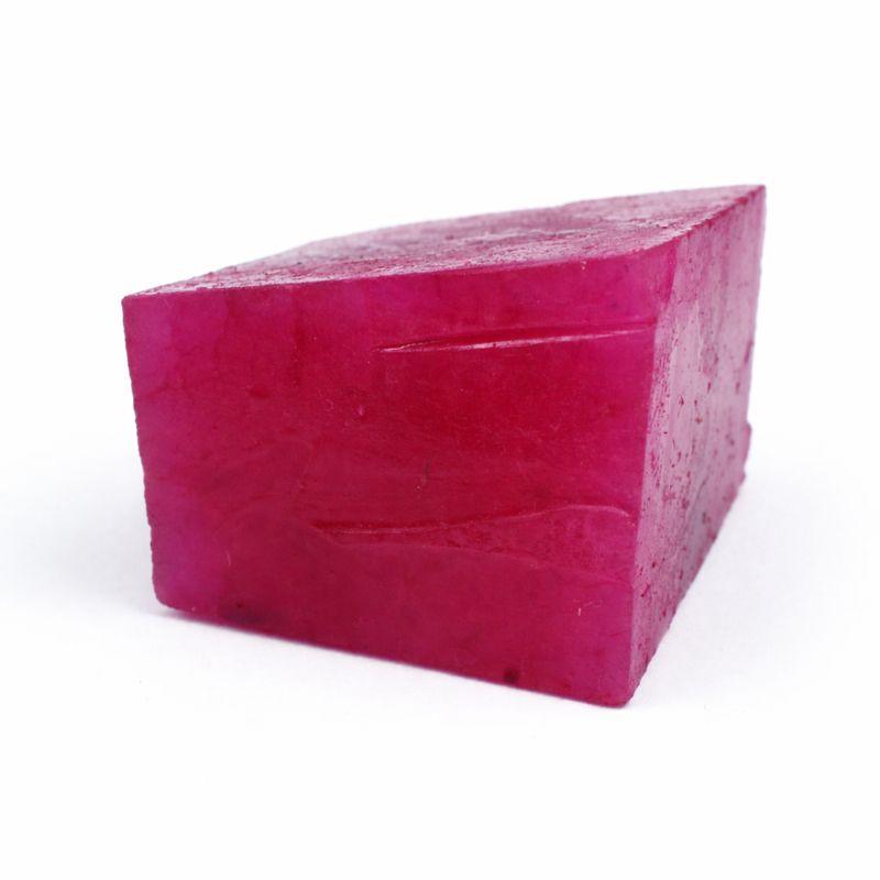 Natural Red Ruby Rough 613.05 Ct Certified Uncut Loose Gemstone AR-1956