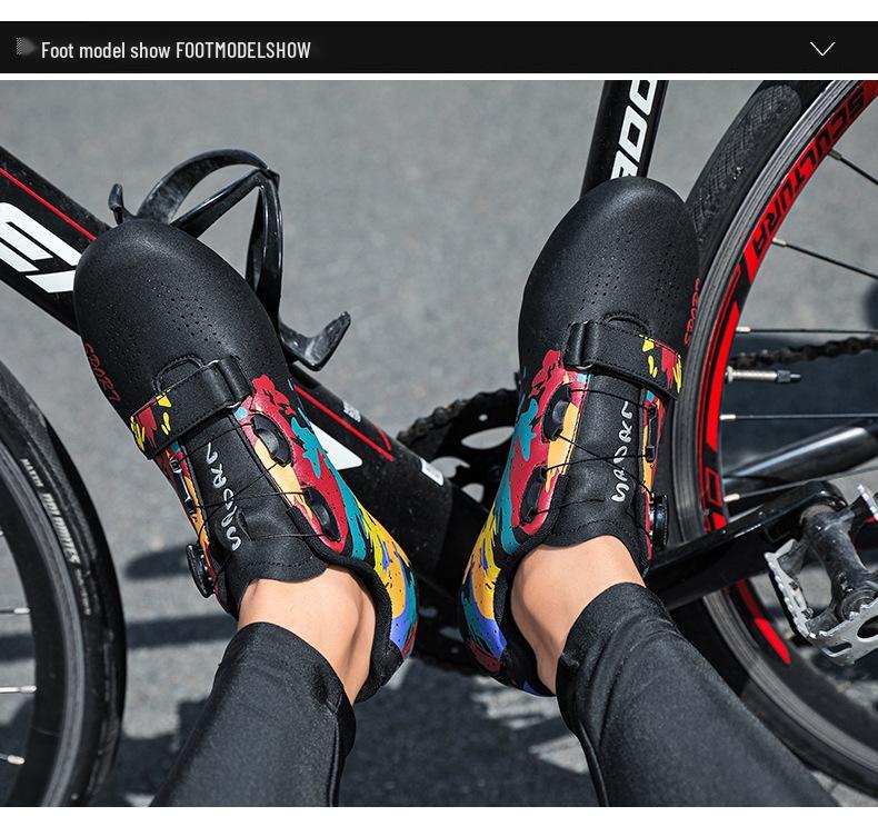 Cross-Border Unisex Clipless Cycling Shoes - Professional Mountain & Road Bike Footwear with Hard Sole