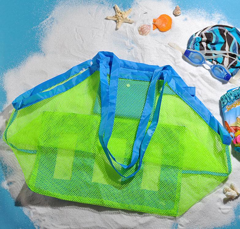 Yogodlns Summer Mesh Bags for Women Handmade Braided Shoulder Beach Bag Bohemia Style Seaside Tote Large Capacity Handbag