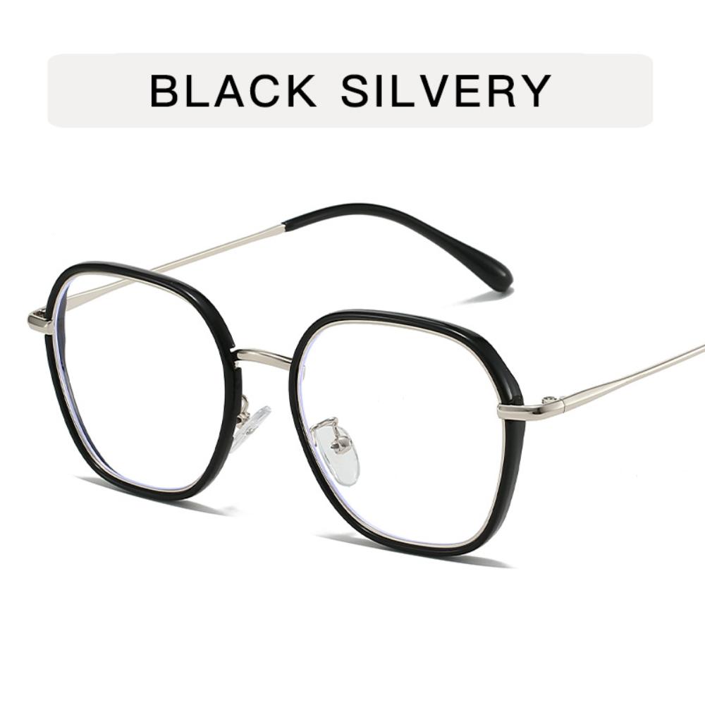 Glasses Polygon Frames Eyewear Transparent Blue Light Glasses For Men Digital Devices Women