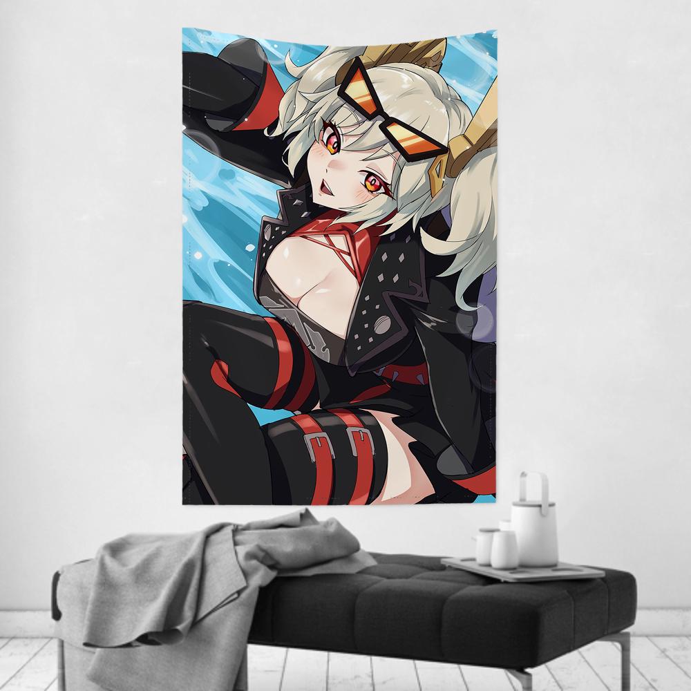 Bernice Animated Game Zenless Zone Zero Tapestry Room Decor Wall Cloth Party Hanging Background Room Decor Baby Room