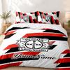 Bayer Leverkusen Custom Name 3pc Set Perfect for Bedroom Use Comfortable Bedding Set Includes a Duvet Cover and Two Pillowcases Ideal Birthday or Chri