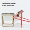Black Outdoor Folding Sling Chair Portable Handbag Style Stool Leisure Fishing Camping Seat