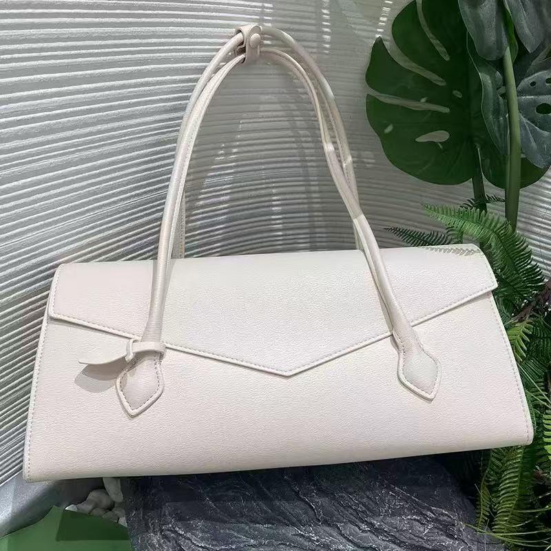 

2025 LETECKE High-Quality Genuine Leather Underarm Shoulder Tote Bag