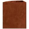 Corner Planter Rusty 45 X 45 X 50 Cm Weathering Steel