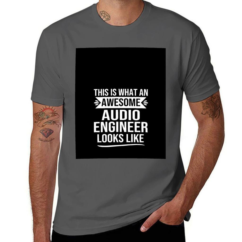Funny Audio Engineer Gifts Audio Engineering Design This Is What An Awesome Audio Engineer Looks Like Tshirt