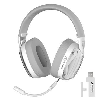 ATTACK SHARK L60 Wireless Gaming Headset Headphones Connection Dual Port 50 Hours Battery 40mm 3D Surround Noise Detachable Transparent Compatible