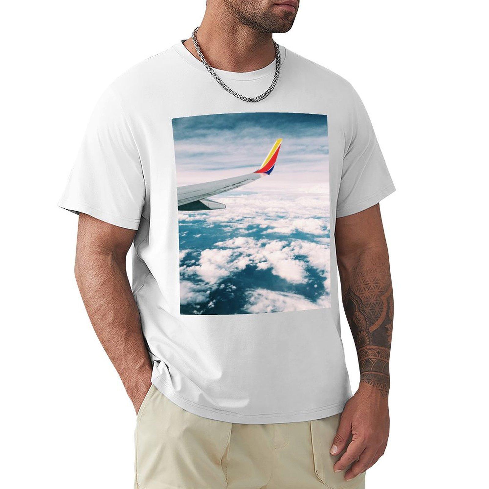 Up In The Air Tshirt Basic Breathable Solid Color Tshirt S