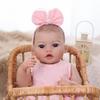 18 Inch Lifelike Reborn Bady Doll Full Silicone Vinyl with Visible Veins Newborn Dolls Early Educational Toys Toddler Birthday Gifts