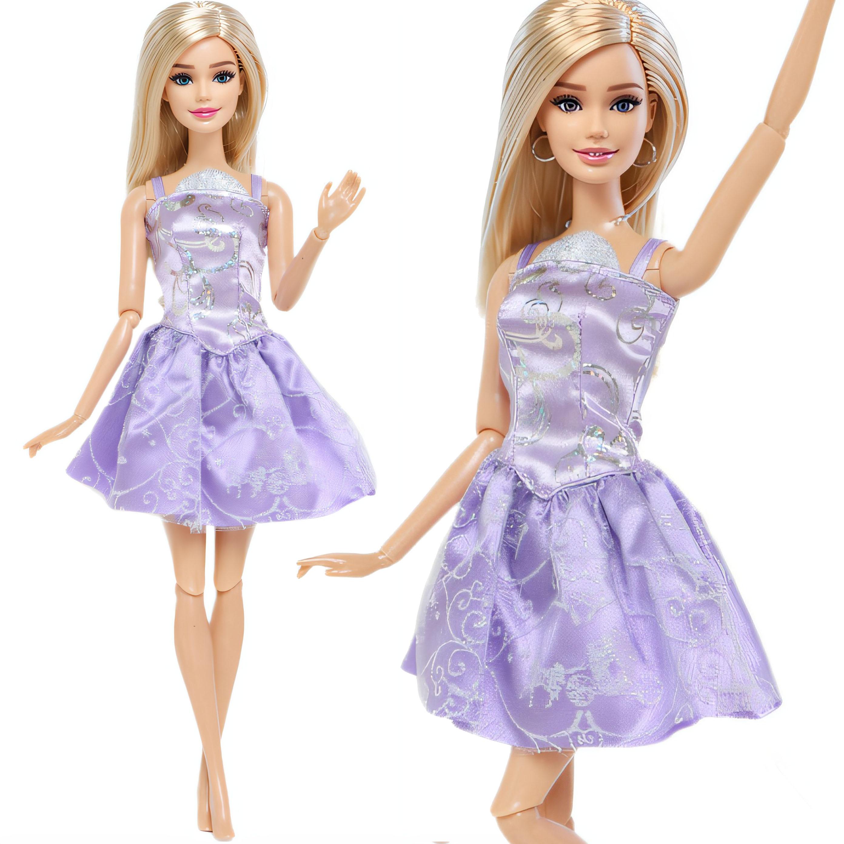 

Блестящее мини-платье принцессы ручной работы, праздничная юбка, одежда для куклы Барби, аксессуары, вечерние танцевальные наряды, игрушка(НЕТ КУКЛ)