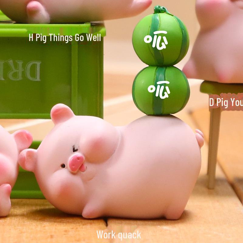 

Очаровательные фигурки собак: Креативный декор для щенков и подарки для студентов Small Ornament Series