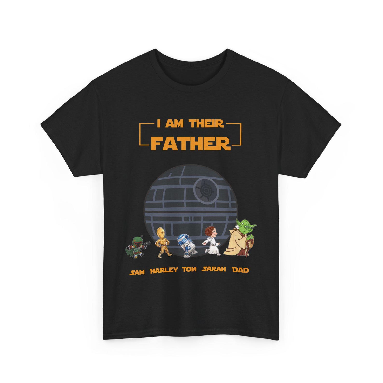 I Am Their Father T-Shirt: Funny Sci-Fi Personalized Dad Gift S разноцветный