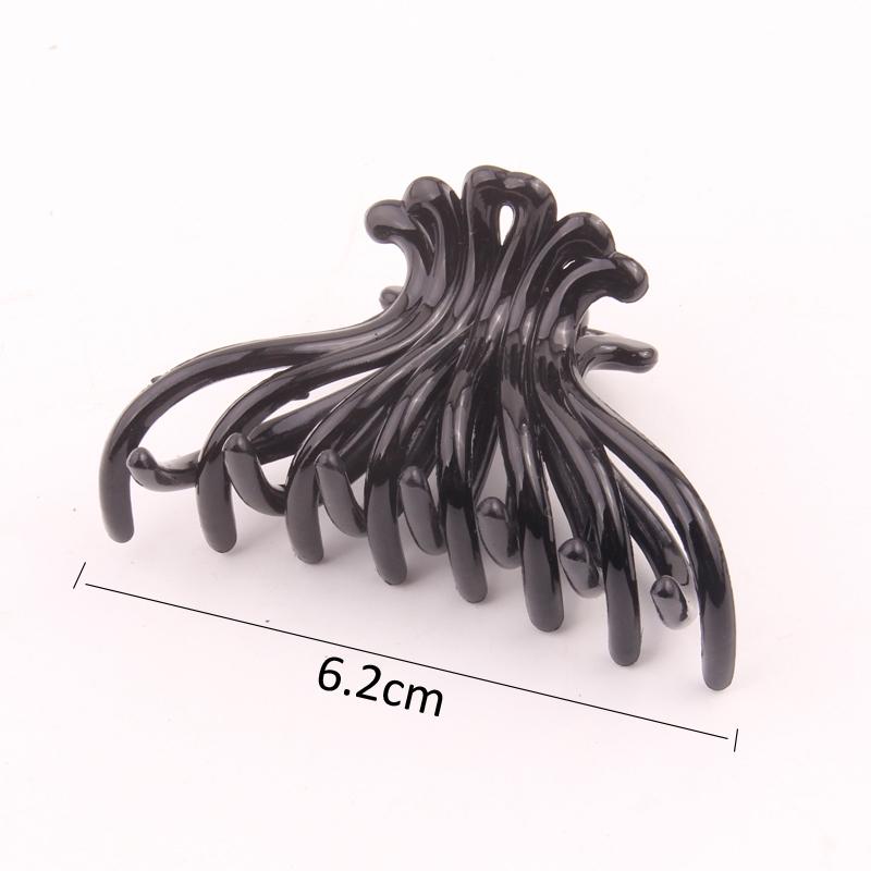 

Новое поступление Большие заколки для волос Аксессуары Однотонные зажимы для волос Держатели для хвостика Купание Прическа Хорошее качество Пластиковые заколки