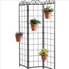 Iron Art Material Railing Flower Pot Hanger Plant Display Stand  Balcony Decoration