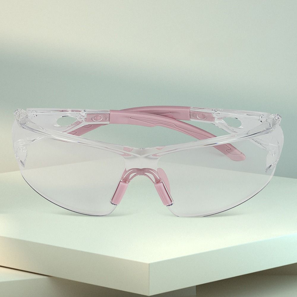 Wind- und Staubdichte Sicherheits-Fahrradbrille Rutschfester Radsport-Augenschutz Klare Sportbrille Damen