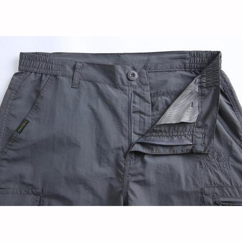 Outdoor Work Pants Men Winter Casual Cargo Trousers Waterproof Fleece Lined Pant Elastic Hiking Traveling Workwear