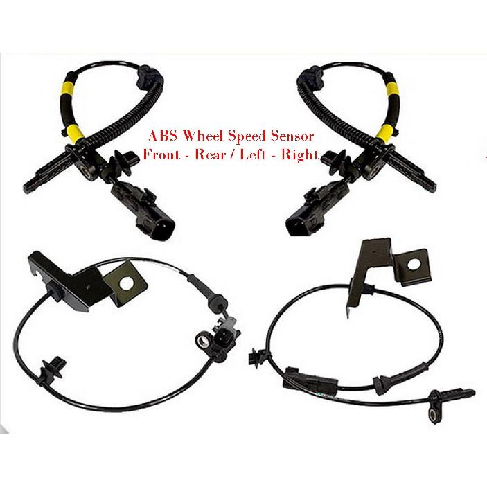 4 ABS Wheel Speed Sensor Front-Rear Left & Right Fits: Ford Fusion Lincoln MKZ