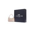 Coach Laurel 31 Tracolla Rimovibile Chiusura a Zip Tela Rivestita Borsa a Spalla a Tracolla Grande Borse da Donna Grigio Sabbia-Marrone CV975-SVPWH