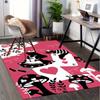 Office Rug Alice, Cheshire Cat theme 3D Printed Anti-Slip Rug-Machine Washable for Living Room