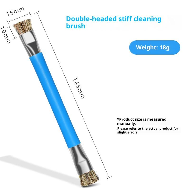 

1Pcs For IC Chip PCB Welding Anti-Static ESD Double Headed Brush Phone/Computer Mainboard Cleaning Brush Circuit Board Repair