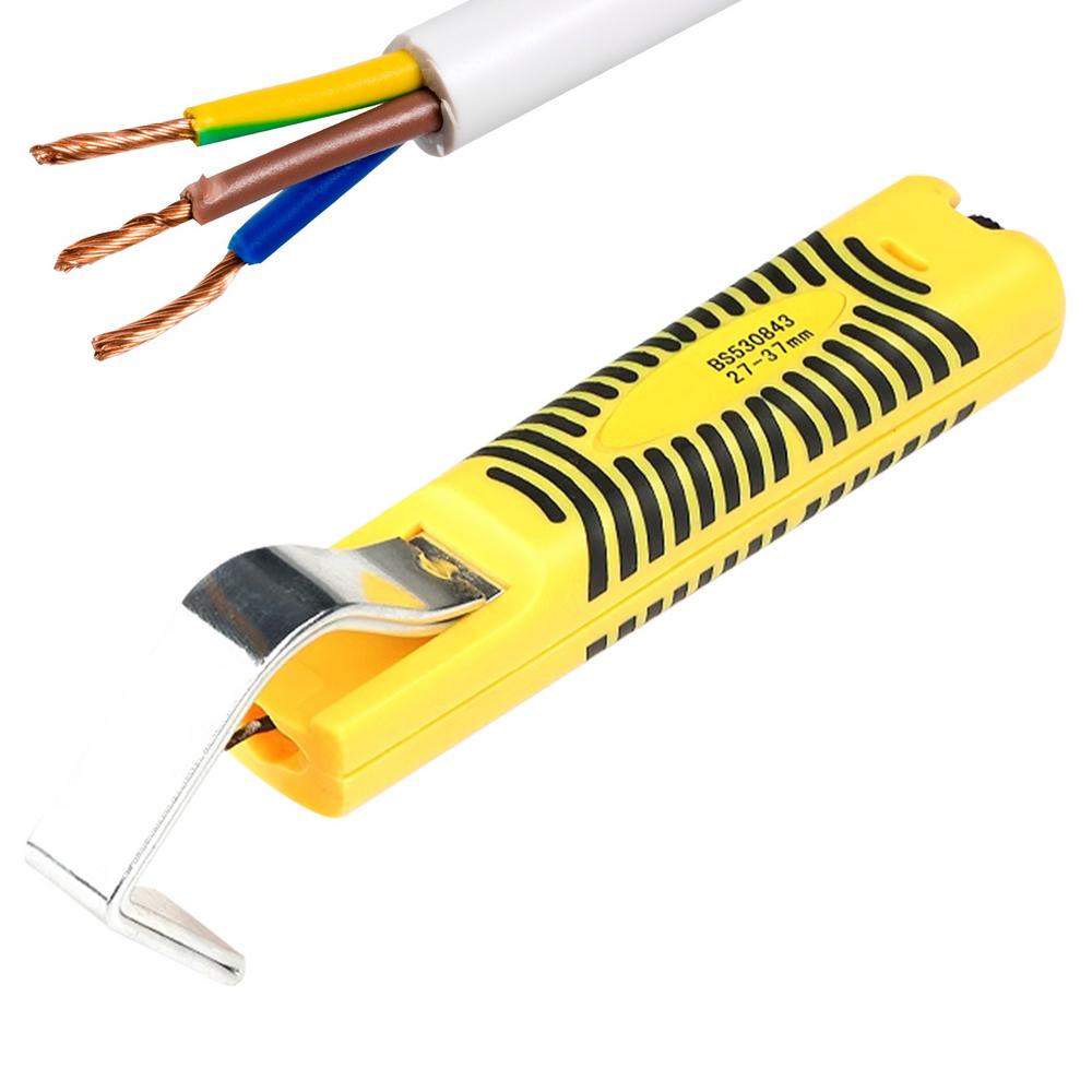 Universal Wire Stripping Tool Rotary Stripping Cutter Strippers Comfortable Grip Adjustable Cable Jacket Remover For Most