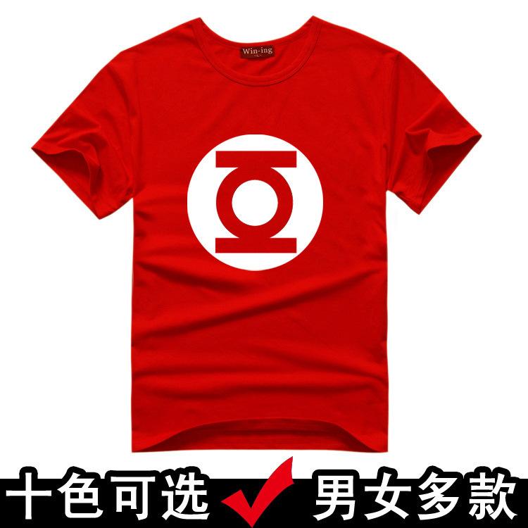1111 New Big Bang Theory T-shirt BAZINGA men's and women's couples' clothing, crew neck short-sleeved T-shirt