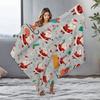 Soft Fluffy Throw Blanket Cozy Warm Bedspread Decorative Quilt Farmhouse Home Decor Gift for Her Him Christmas Pattern