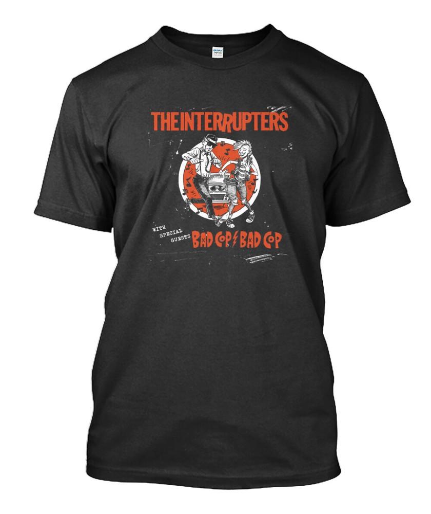 The Interrupters Old School Folk Darkwav With Bad Cop MAN WOMAN T-Shirt S to 5XL Unisex T-Shirt L