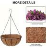 Hanging Flower Plant In Plastic Basket for Patios Garden Porch Deck Wedding Party Decorations