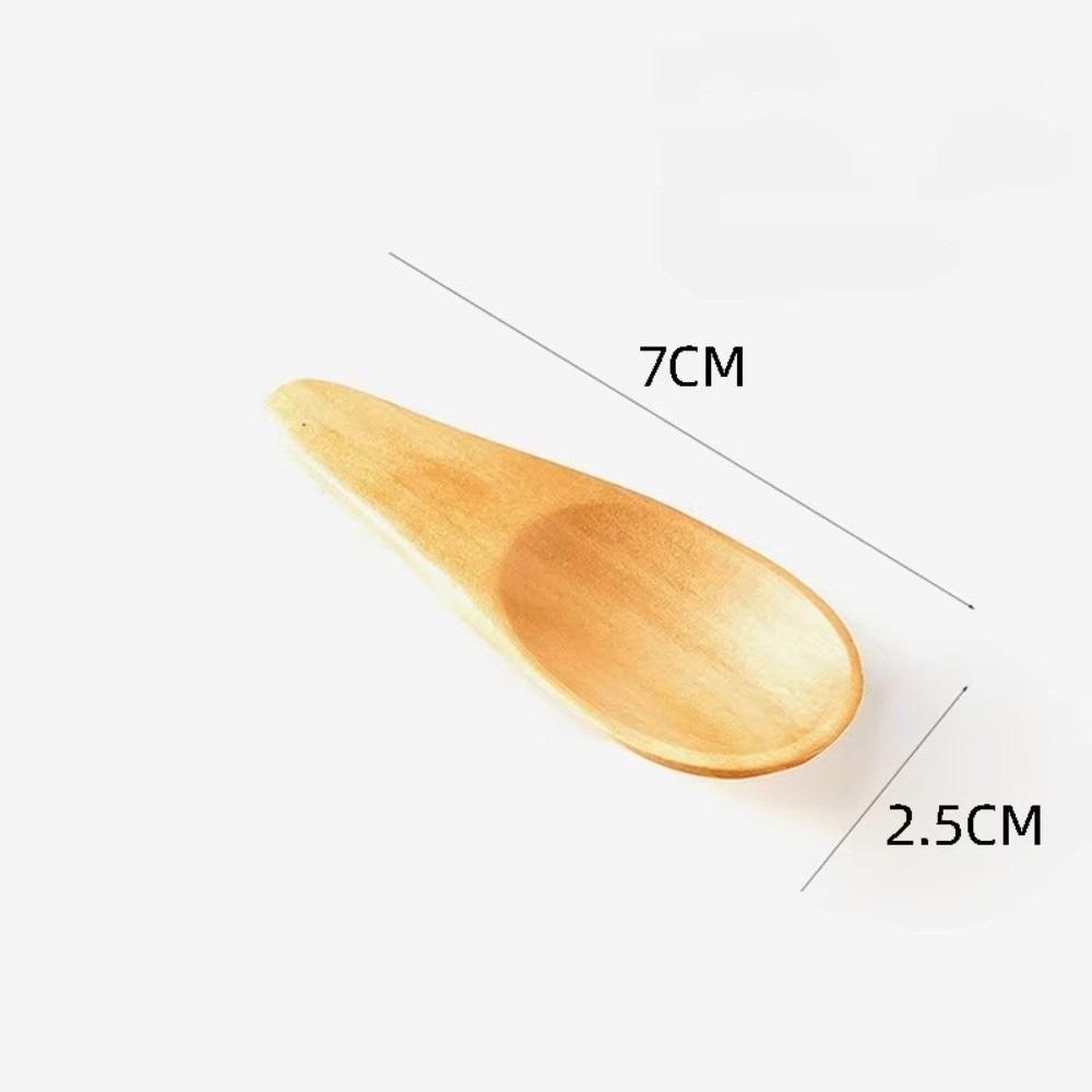 Wood Tea Spoon Mini Sugar Spoon Practical Coffee Spoon  Kitchen Gadgets 2