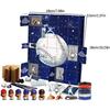 3D Baseball Adventskalender 2025, 24 Tage Baseballs Weihnachts-Feiertags-Countdown-Set für Baseballspieler Erwachsene Männer Teenager Jungen