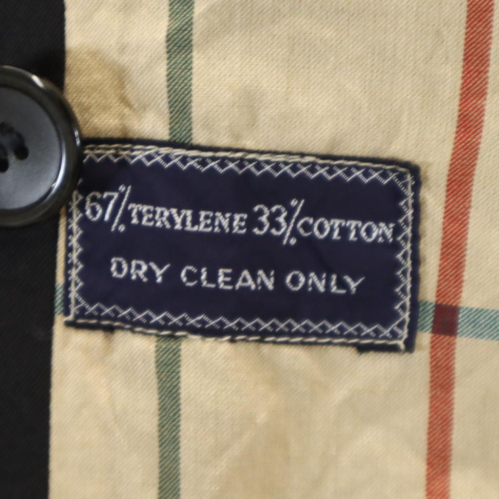 Burberrys 80er Jahre Made in England Vintage Trenchcoat 16 Schwarz Damen Gebraucht