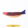 Catnip Seafood Fish Cat Teaser Toy - Boredom & Teething Relief, Bite-Resistant for Kittens & Cats.