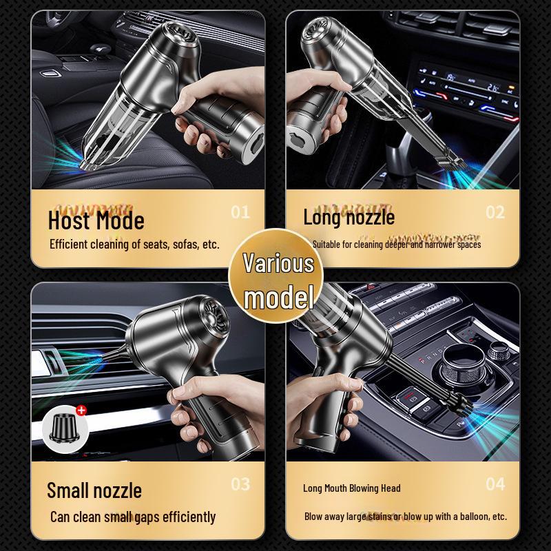 Rechargeable Wireless Handheld Car Vacuum Cleaner with Brushless Motor and High Power Dust Blower