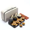 Portable Japanese Style Ceramic Kung Fu Tea Set